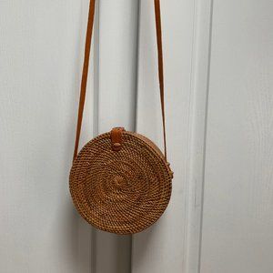 Handmade Circle Crossbody Bag